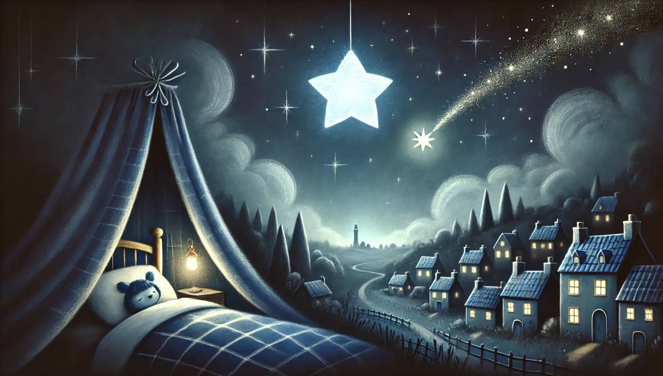 The Little Star's Journey - A magical bedtime story for children