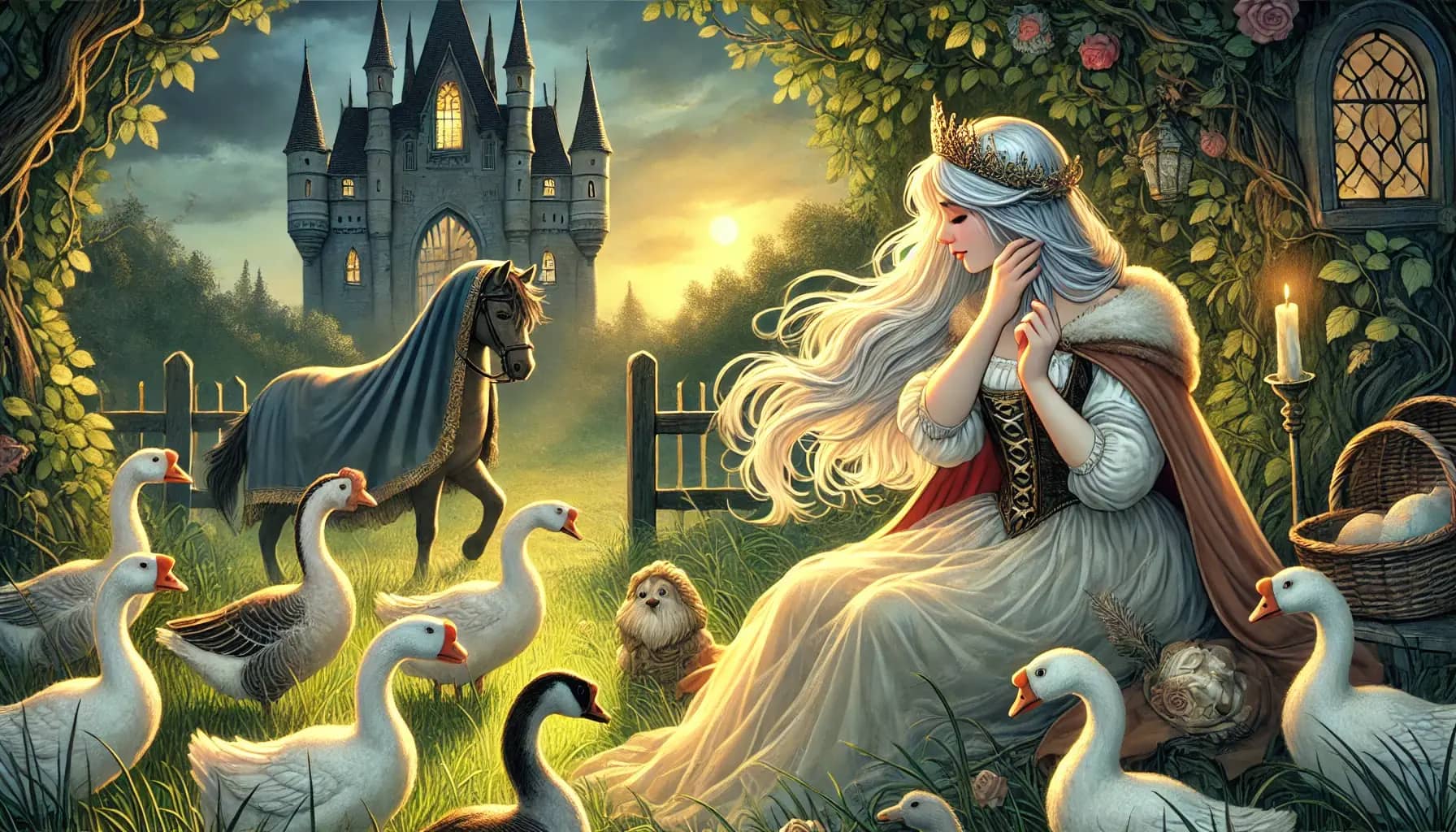 The Goose-Girl - A magical bedtime story for children